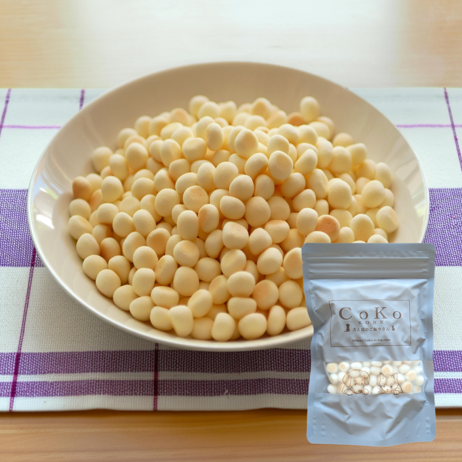 CoKoオリジナル 犬おやつ 無添加 国産 カルシウムボーロミニ(100g) Calcium bolo for dogsアイキャッチ画像