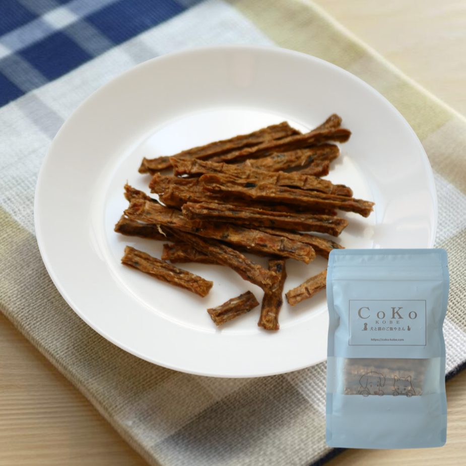 CoKoオリジナル 犬おやつ 魚の素材 無添加 国産 サーモンスティック(40g) Salmon stick for dogsアイキャッチ画像