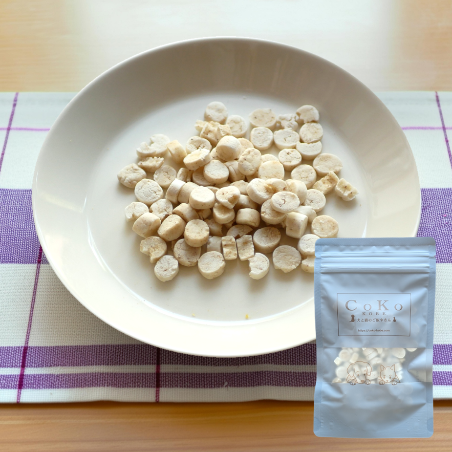 Cokoオリジナル 犬おやつ 米粉とチーズ&鹿肉のビッツ 無添加 国産 (50g) Rice flour and cheese and venison pitz for dogsアイキャッチ画像