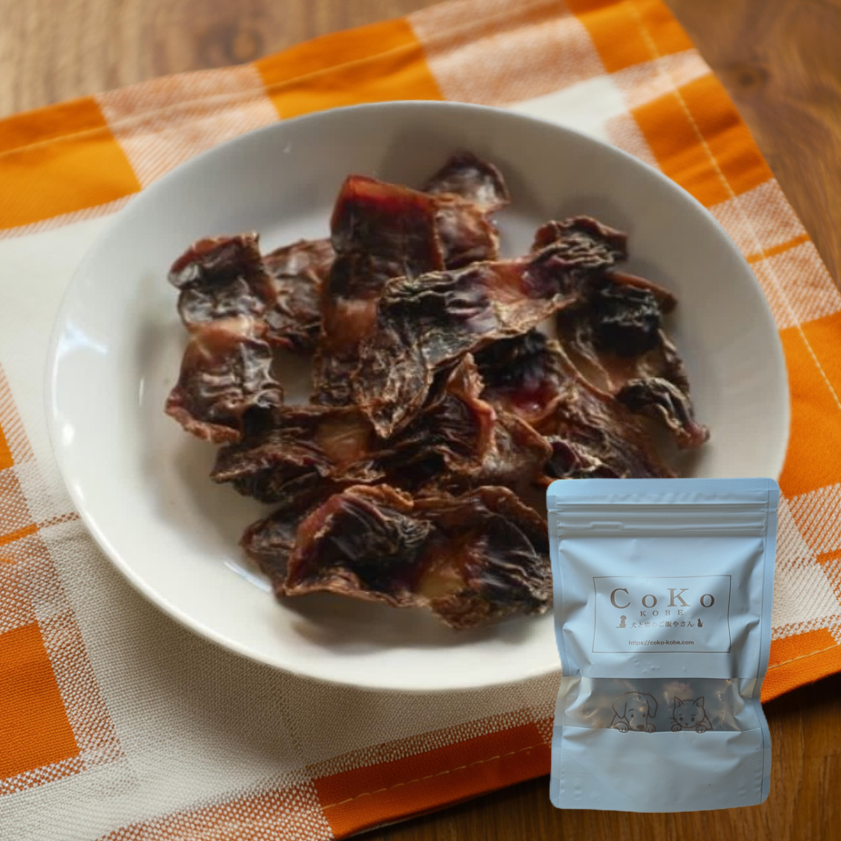 CoKoオリジナル 犬おやつ 肉の素材 無添加 国産 砂肝 ジャーキー(55g)Chicken for dogsアイキャッチ画像