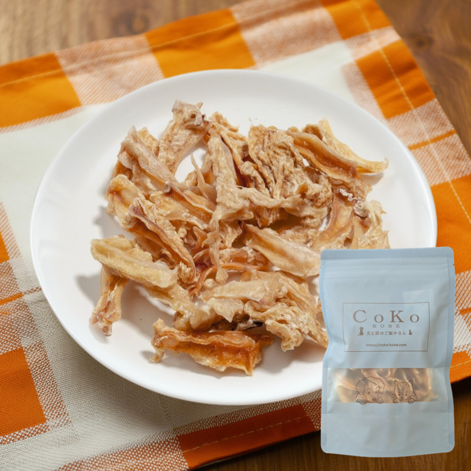 CoKoオリジナル 犬おやつ 肉の素材 国産 無添加 鶏軟骨ハード (65g) Chickenhard for dogsアイキャッチ画像
