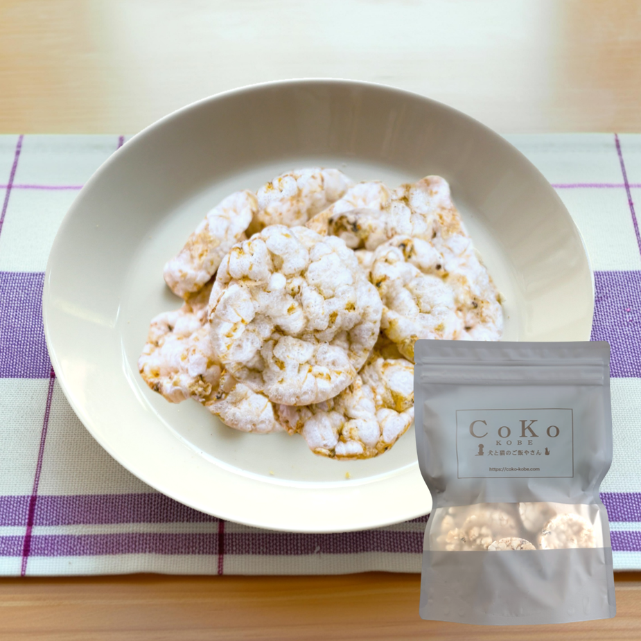 CoKoオリジナル 犬おやつ 無添加 国産 ポンちりめん(25g) Ricepuff for dogsアイキャッチ画像