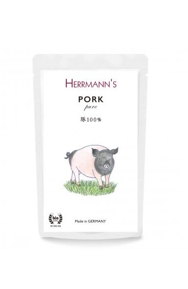 ヘルマン 犬 ドッグフード ピュア ポーク 豚肉 (120g×1) HERRMANN’S pureアイキャッチ画像