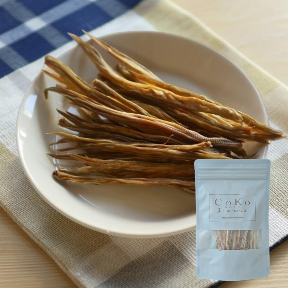 CoKoオリジナル 犬おやつ 魚の素材 無添加 国産 アナゴさん(45g)Conger eel for dogsアイキャッチ画像