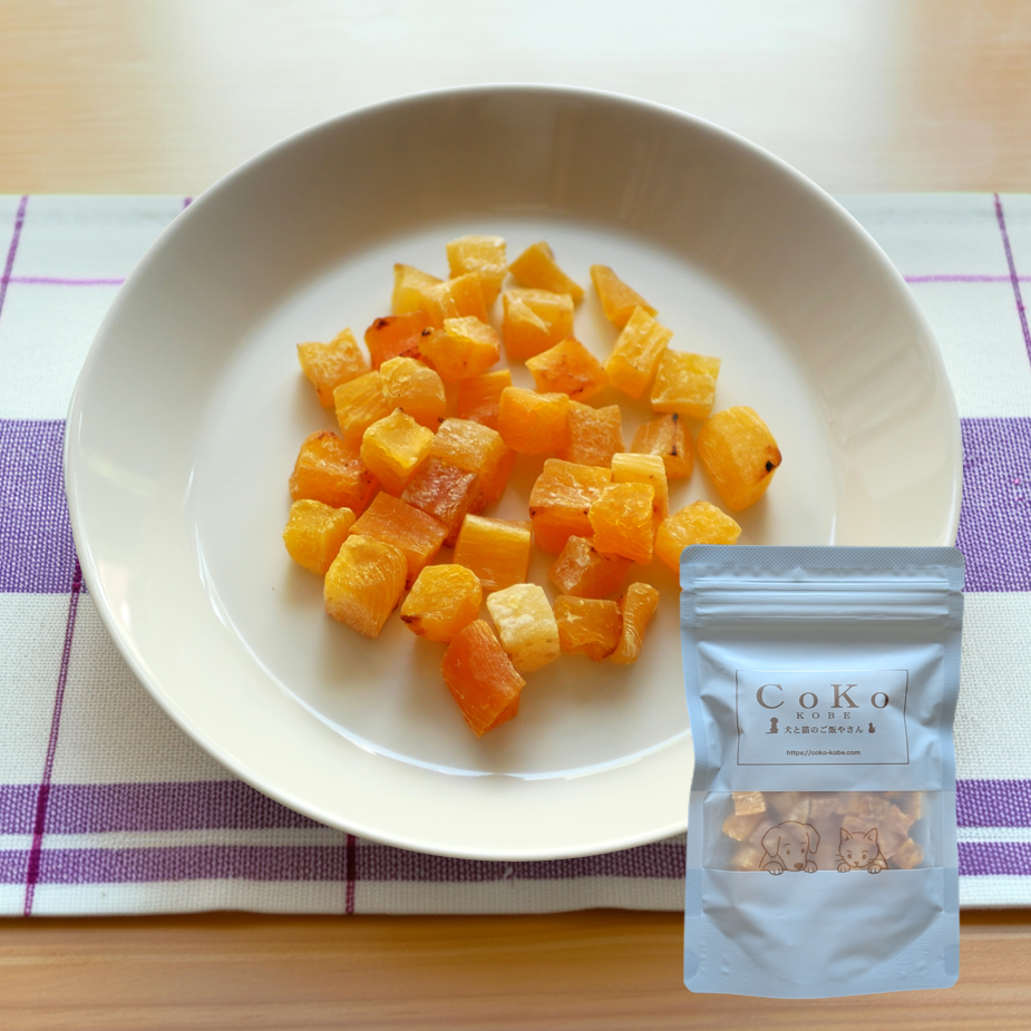 CoKoオリジナル 犬おやつ 無添加 国産 ひとくち焼き芋 (90g) SweetpotatoCube for dogsアイキャッチ画像