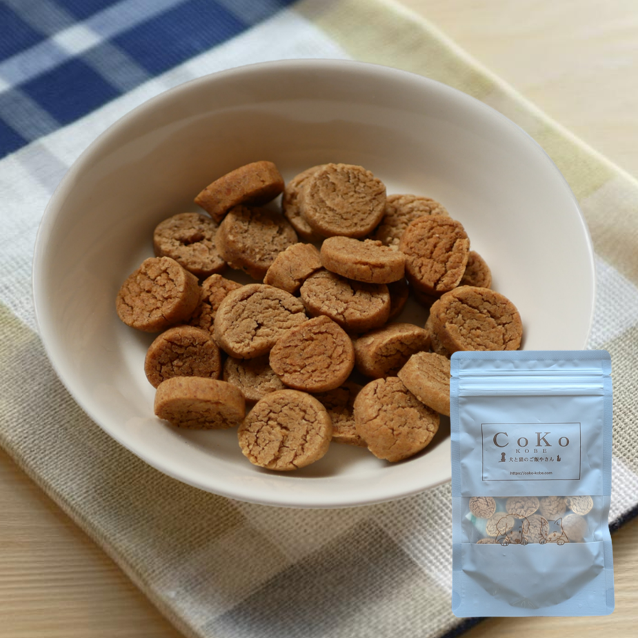 CoKoオリジナル 犬おやつ 魚の素材 無添加 国産 米粉とかつおのクッキー(40g) Cookie for dogsアイキャッチ画像