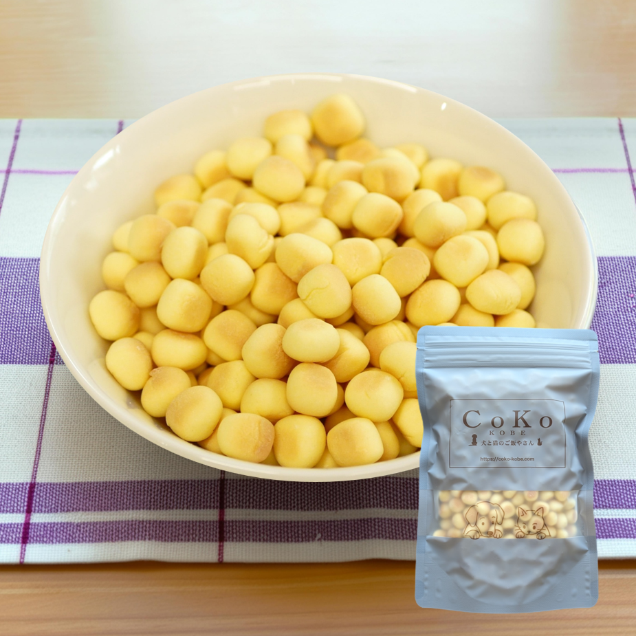 CoKoオリジナル 犬おやつ 国産 さつまいもボーロ (90g) Sweet potato bolo for dogsアイキャッチ画像