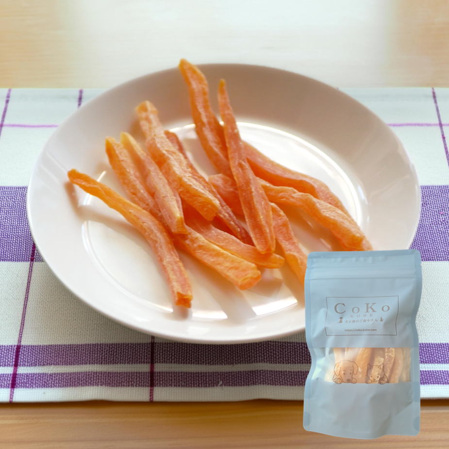 CoKoオリジナル 犬おやつ 無添加 国産 干し芋すてぃっく (90g) Sweet potato stick for dogsアイキャッチ画像