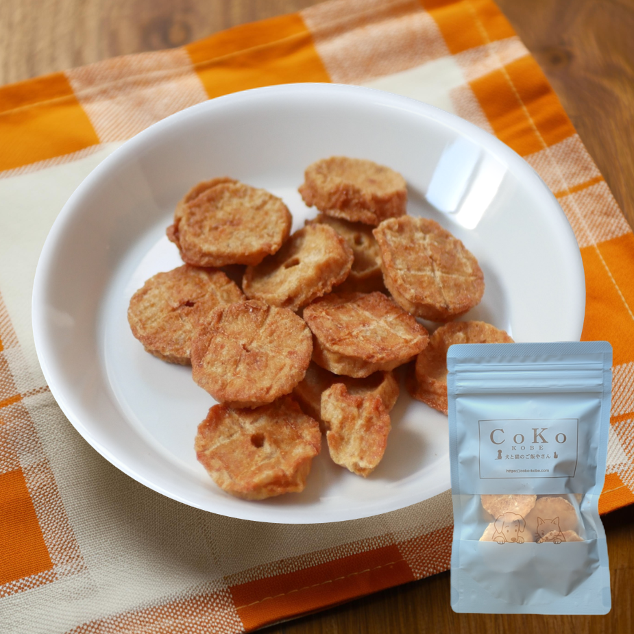 CoKoオリジナル 犬おやつ 肉の素材 無添加 国産 鶏ちっぷ (50g) Chicken for dogsアイキャッチ画像