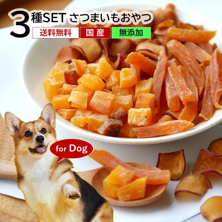 CoKoオリジナル 犬おやつ さつま芋セット3種類 Sweetpotato for dogsアイキャッチ画像