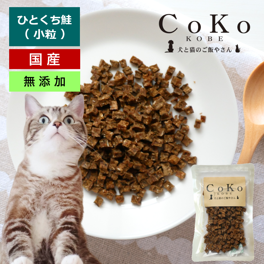 猫 おやつ 魚肉 さけ 鮭  国産 無添加 ひとくち鮭 40gアイキャッチ画像